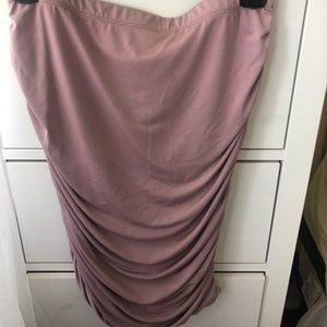 Purple stretch skirt